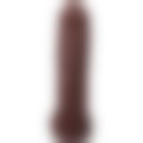 Фалоімітатор Doc Johnson The Realistic Cock ULTRASKYN - 12 Inch Hung with Balls Chocolate