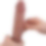 Фалоімітатор - Erospace Natural Play Silicone Dildo D5, 22 см