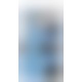 Фалоімітатор, що світиться у темряві, ADDICTION - LUKE - 7.5"- BLUE G.I.D. / W PB, 19 см, силікон