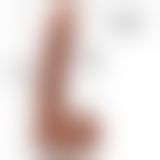 Фалоімітатор Doc Johnson The Realistic Cock ULTRASKYN - 9 Inch with Balls Caramel
