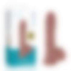 Фалоімітатор - Erospace Natural Play Silicone Dildo D5, 22 см