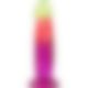 Фаллоимитатор Doc Johnson Crystal Jellies - 7.5 Inch Classic Dong - Rainbow