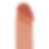 Get Real Silicone Dildo 8 Inch w Balls - силиконовый фаллоимитатор с мошонкой, 17.5х4 см