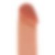 Get Real Silicone Dildo 8 Inch w Balls - силиконовый фаллоимитатор с мошонкой, 17.5х4 см