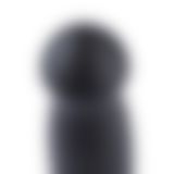 Силиконовый дилдо для секс-машин Hismith 7.2" Black Silicone Anal Dildo, система KlicLok