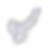 Pipedream King Cock 7.5 In Cock w Balls - Реалистичный фалоимитатор на присоске, 17.1х3.8 см, (прозрачный)