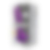 Фаллоимитатор SilexD Johnny Purple (MODEL 1 size 7in), двухслойный, силикон+Silexpan, диаметр 3,8 см