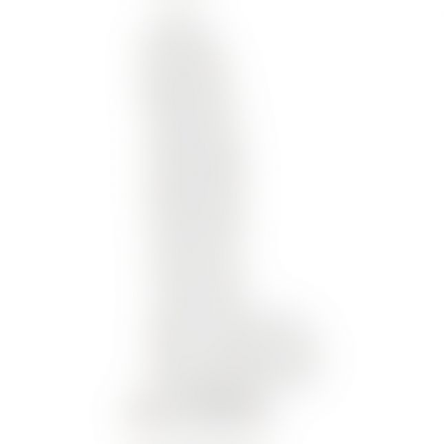 Прозорий фалоімітатор на присосці ADDICTION — Clear Dildo with Balls 8″, віброкуля в подарунок