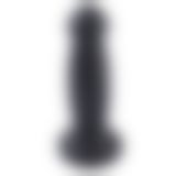 Силиконовый дилдо для секс-машин Hismith 7.2" Black Silicone Anal Dildo, система KlicLok