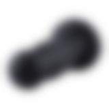 Силиконовый дилдо для секс-машин Hismith 7.2" Black Silicone Anal Dildo, система KlicLok