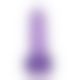 Фалоімітатор з мошонкою - Jelly Studs Crystal Dildo Small 6" Purple