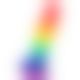 NS Novelties Pride Edition Dildo 5" фалоімітатор, 13,3х3, 7 см