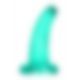 Фалоімітатор - Realrock Dildo 4,5" Turquoise