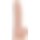 Реалістичний фалоімітатор на присосці ADDICTION — Mark 7,5″ Dildo With Balls, Beige