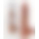 Фалоімітатор з мошонкою - King Cock 10 inch Balls Tan Dildo