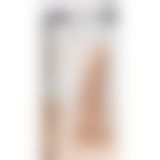 Фалоімітатор Doc Johnson Platinum TRUSKYN - The Tru Ride Slim 7 Inch, діаметр 4,4 см, двошаровий