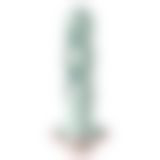 Фаллоимитатор Fun Factory BOUNCER Light Green, шарики внутри, эффект вибрации, диаметр 3,9 см