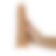 Фаллоимитатор ADDICTION Dual Density Silicone Dildo Caramel 8″, присоска, диаметр 4,3 см, вибропуля