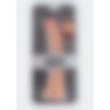 ToyJoy Get Real Dual Density Dong 9 - реалистичный фаллоимитатор из киберкожи, 20х4 см