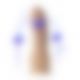 Фаллоимитатор SilexD Legends - Juan Lucho Dildo 9", двухслойный, силикон+Silexpan
