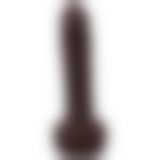 Фалоімітатор Doc Johnson The Realistic Cock ULTRASKYN - 9 Inch with Balls Chocolate