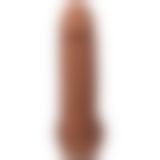 Фалоімітатор Doc Johnson The Realistic Cock ULTRASKYN - 8 Inch with Balls Caramel