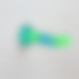 Фалоімітатор, що світиться в темряві, ADDICTION Rave 8″, Glow in the Dark Dildo Blue Green, 20,3 см