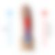 Фаллоимитатор SilexD Legends - Juan Lucho Dildo 9", двухслойный, силикон+Silexpan