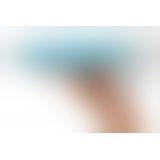 Фалоімітатор з мошонкою - Super Softie Blue Dual Density