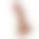 Фалоімітатор з мошонкою - 8'' Dual - layered Silicone Dildo