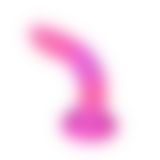 Фалоімітатор, що світиться в темряві, ADDICTION Rave 8″, Glow in the Dark Dildo Pink Purple, 20,3 см