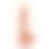 Фалоімітатор з мошонкою - Naked Legend Liquid Silicone Moocher Flesh Dildo