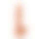 Фалоімітатор з мошонкою - Naked Legend Liquid Silicone Moocher Flesh Dildo