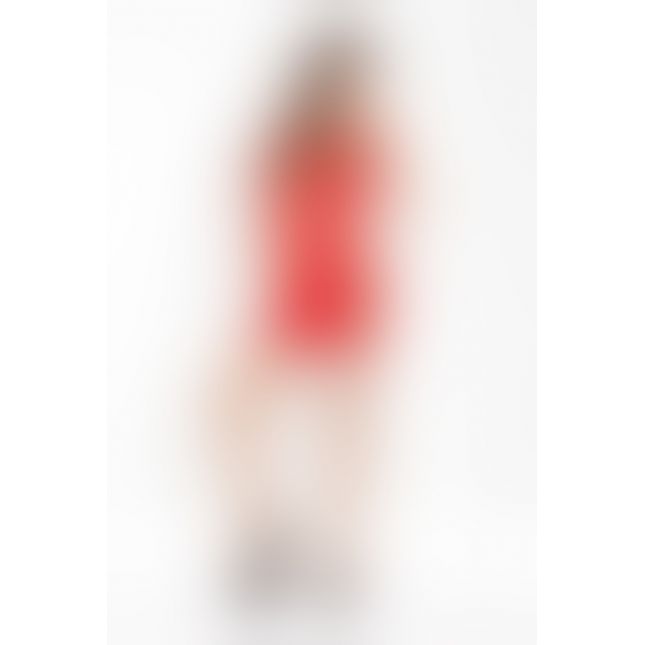 Бодістокінг Passion BS027 red, сукня-сітка на бретелях, дуже відверта Бодістокінг Passion BS027 red, сукня-сітка на бретелях, дуже відверта