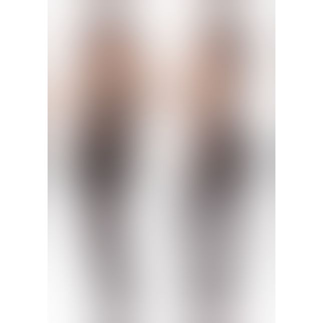 Черное мини платье с открытой спиной и стринги Roxana (S)