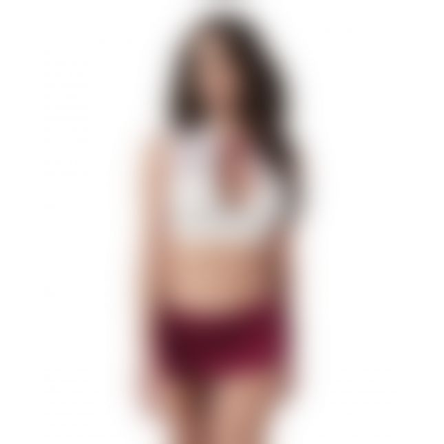 Рольовий костюм - Obsessive Student Set White/Burgundy