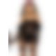 Еротичний костюм чорної нареченої Leg Avenue Heartbreak Bride XS