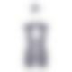 Obsessive Stewardess 3 pcs costume grey L/XL