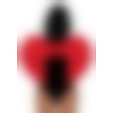 Leg Avenue Marabou feather devil wings Red