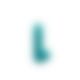 Крафтове мило-член із присоскою Чистий Кайф Turquoise size S натуральне