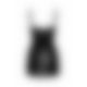 Платье Noir Handmade F320 Starlet wetlook minidress with ring belt - XL