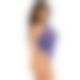 Боди Leg Avenue Thong teddy with strappy back Royal Blue One Size
