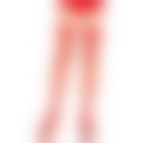 Панчохи-сітка Leg Avenue Fishnet Thigh Highs One size, Red, дрібна сітка