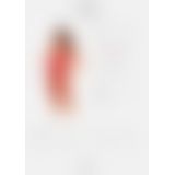 Прозрачный корсет Obsessive Lacelove corset XL/2XL Red, кружево, подвязки для чулок