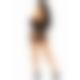 Leg Avenue 2 PC Tube dress and gloves OS Black