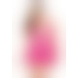 Кружевной пеньюар с открытой спиной и стринги Fantasy Lingerie, XL/ХХL (черный)