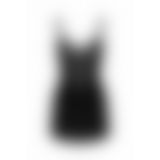 Платье Noir Handmade F320 Starlet wetlook minidress with ring belt - XL