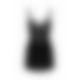 Платье Noir Handmade F320 Starlet wetlook minidress with ring belt - XL