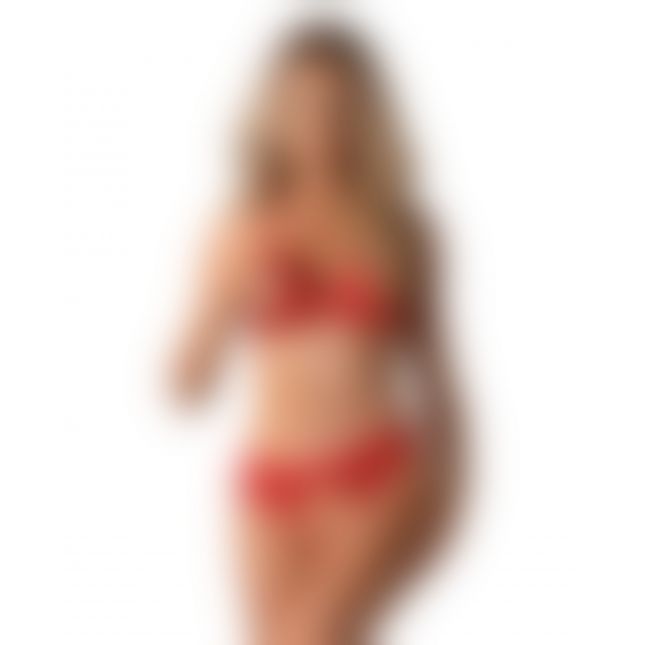 Комплект білизни - Obsessive 870-SEC-3 Set Red Комплект білизни - Obsessive 870-SEC-3 Set Red