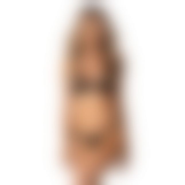 Комплект Obsessive Keira Lise 2-pcs crotchless set S/M